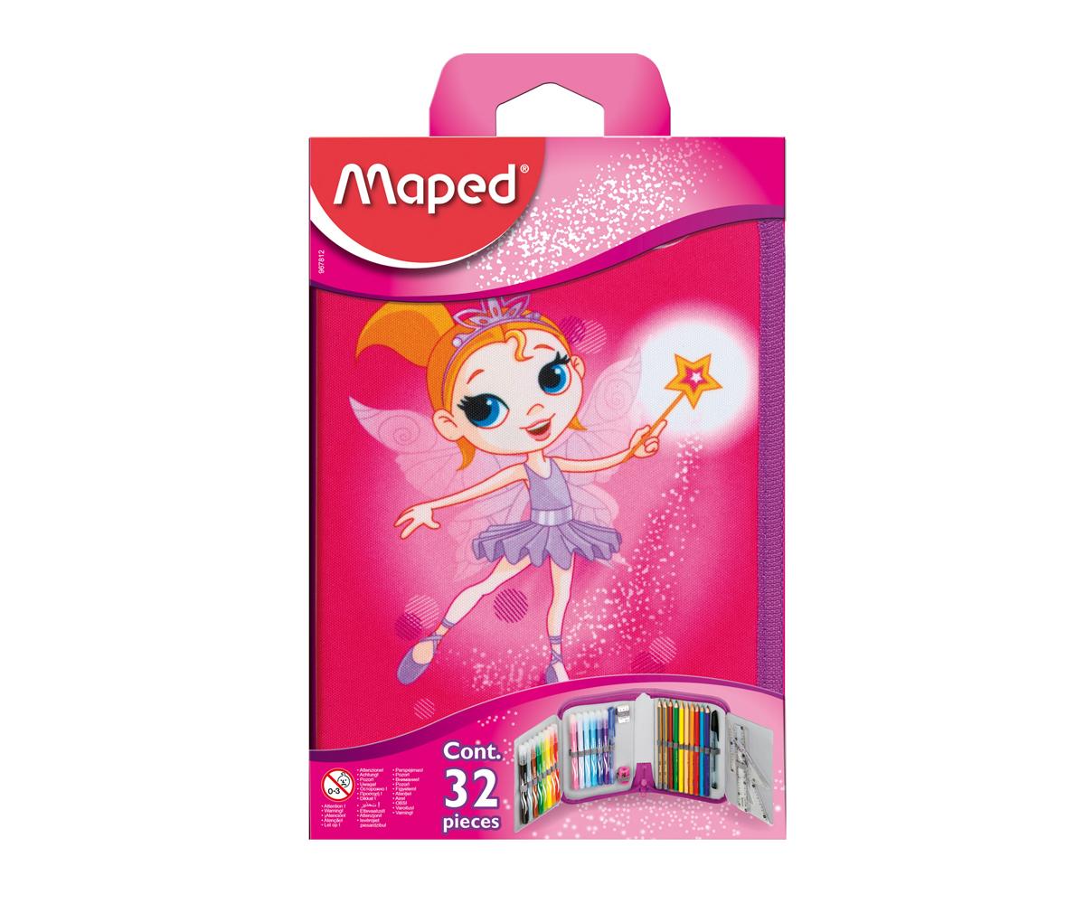 Maped Pencil Case School Tatoo Fairy