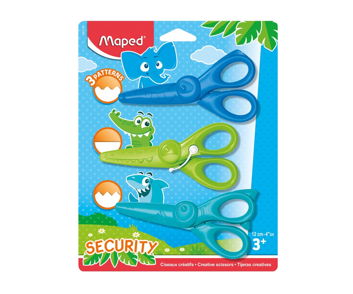 Scissor 12CM Kiddi Craft Bls=3pcs