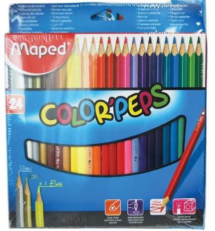 Color Peps24Colors + Felt Pen 18 Colors