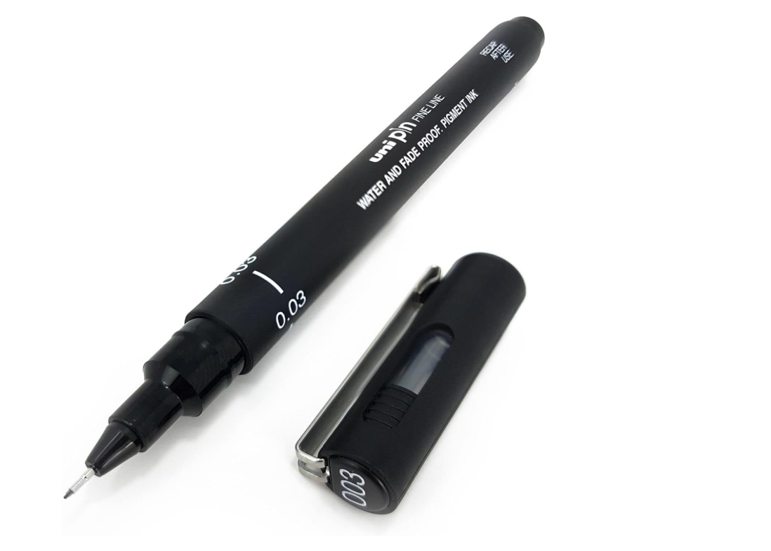 Uni Pin Fine Line 0.03mm Black