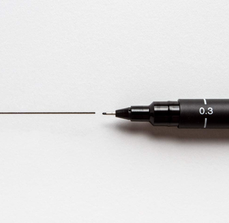 Uni Pin Fine Line 0.3mm Black