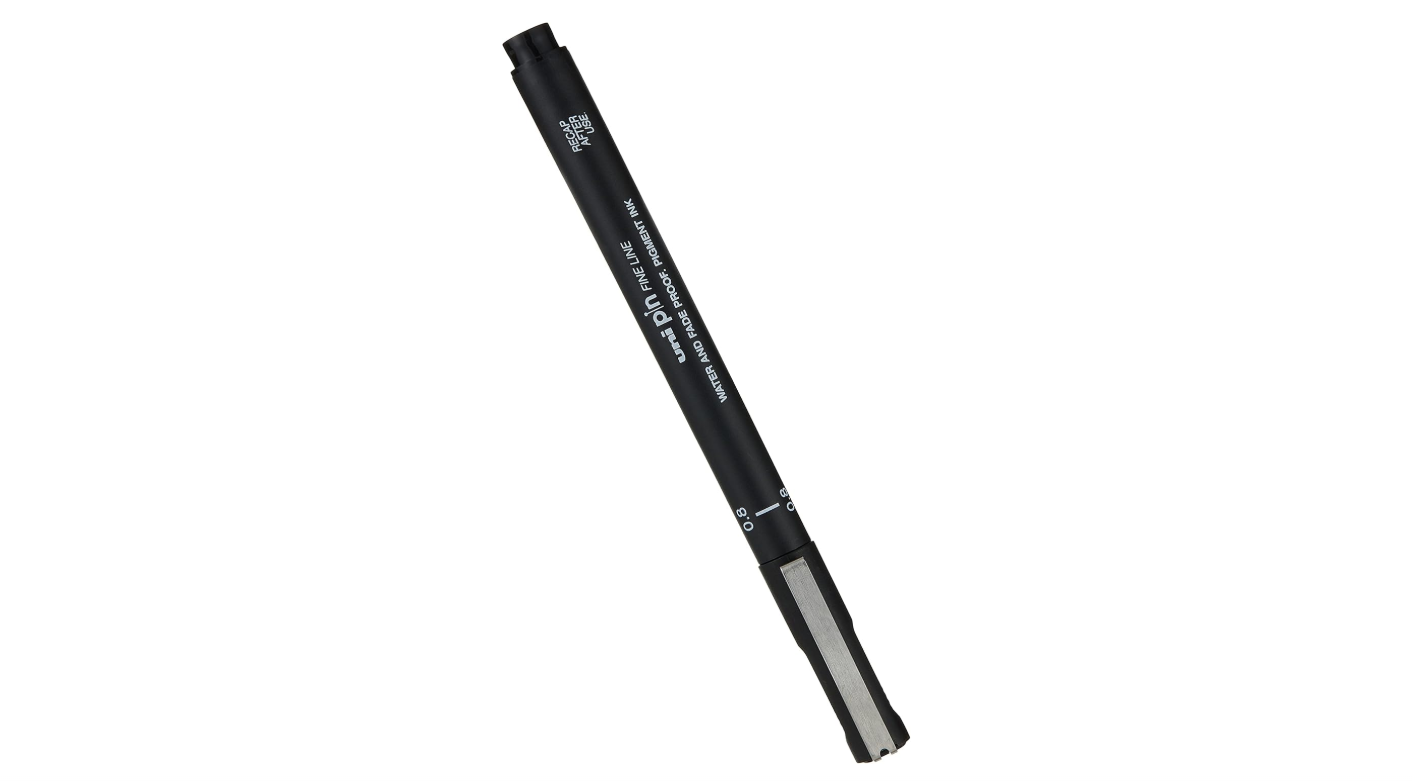 Uni Pin Fine Line 0.8mm Black