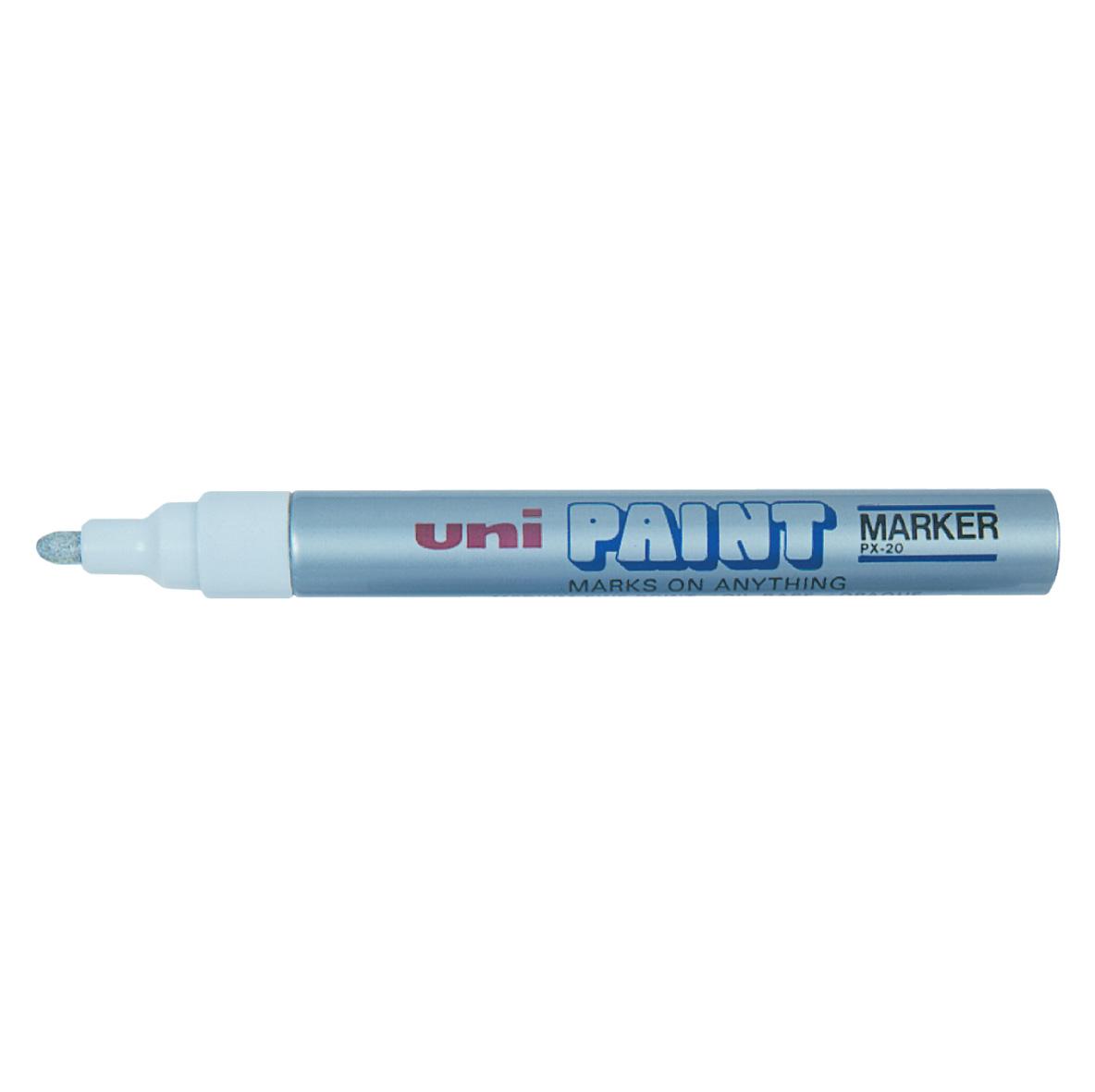Paint Marker Bullet tip Silver