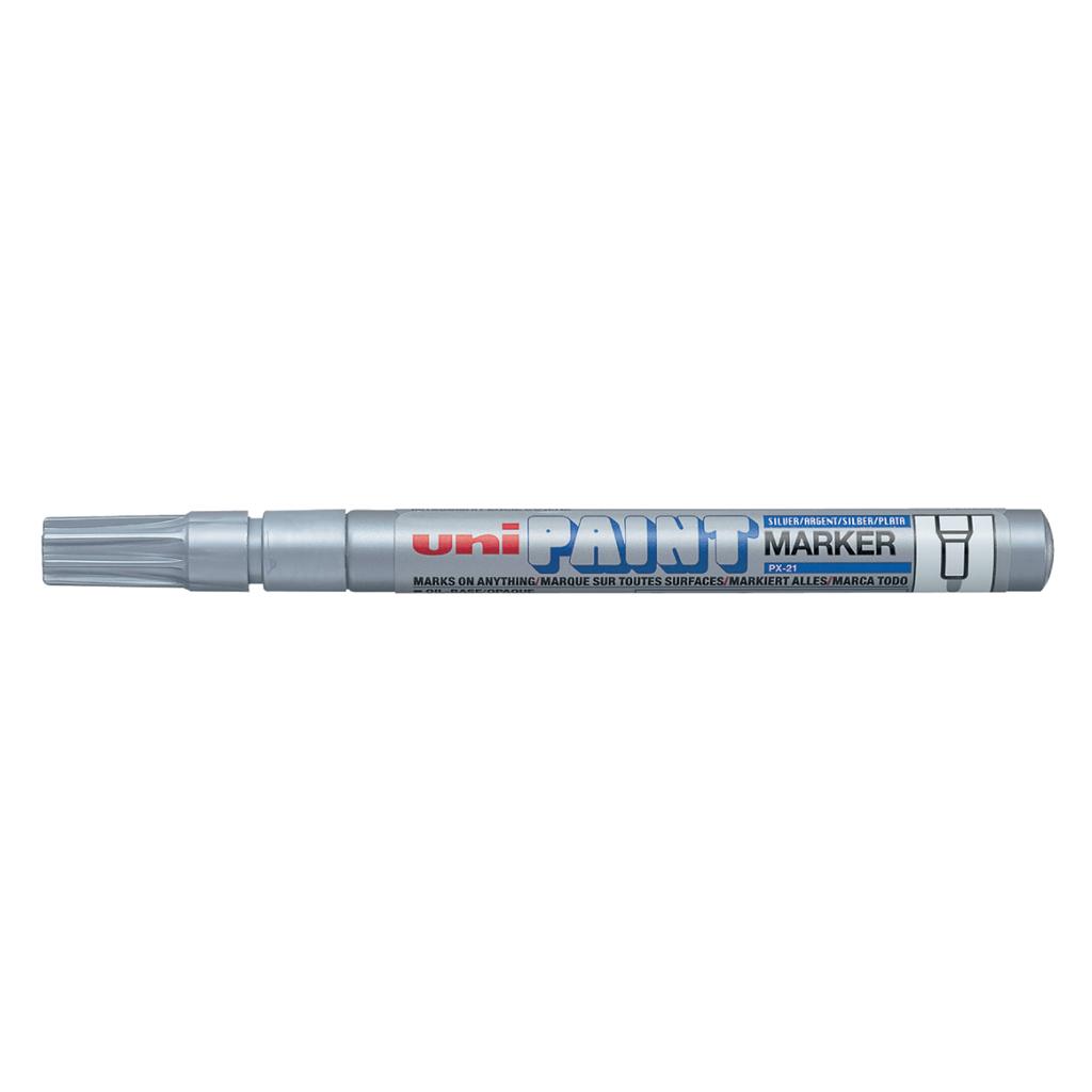 Paint Marker Bullet tip Silver