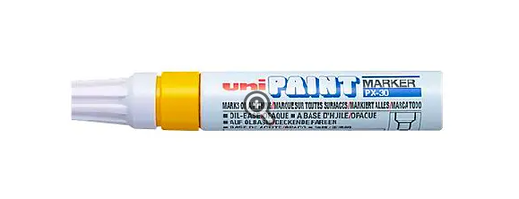 Paint Marker Chisel tip Yellow