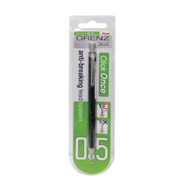 M.Pencil Orenz 0.5mm BK Bls=1 Pc