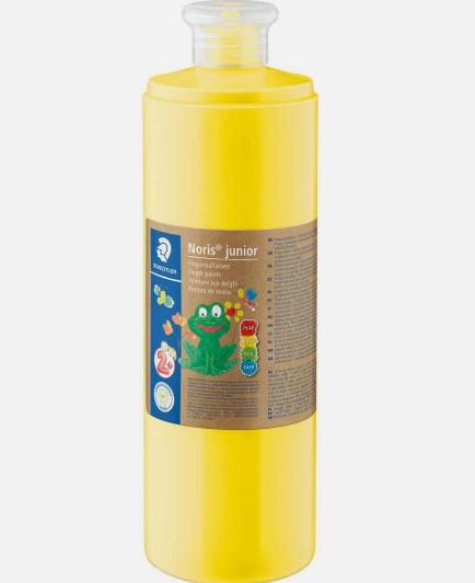 Noris junior Finger Paint Yellow 750ml