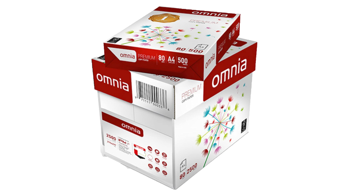 A4 Omnia Copy Paper - 80g – 2500 Sheets