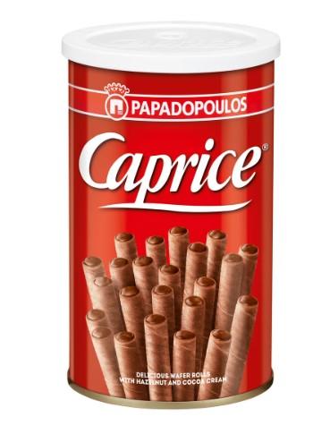 Papadopoulos Caprice Wafer Rolls with Hazelnut and Cocoa Cream 115 g