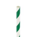 5000 Pieces Paper Straw Green 6 mm