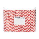 5000 Pieces Paper Straw Red 6 mm