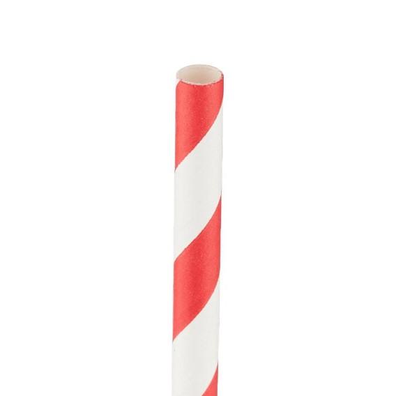 5000 Pieces Paper Straw Red 6 mm