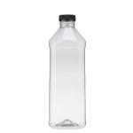104 Pieces Clear Pet Juice Bottle 1500 ml With Lid