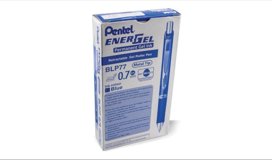 Energel Permanent Ink 0.7mm Blue