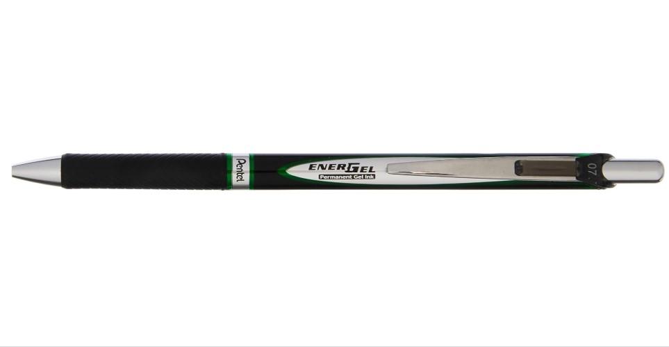 Energel Permanent Ink 0.7mm Green
