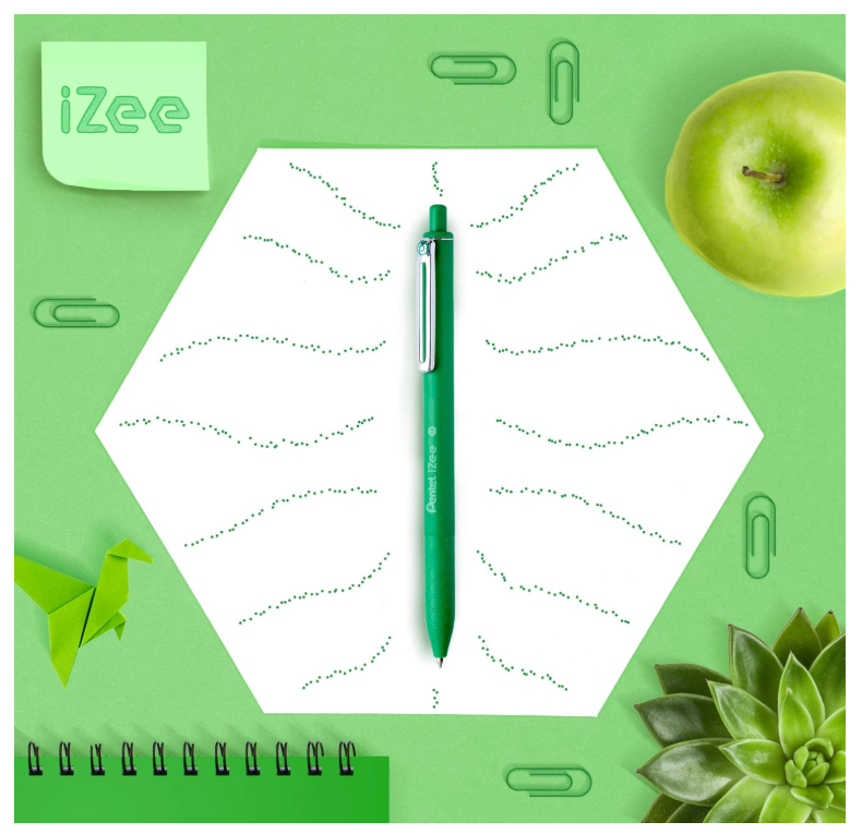 Ballpoint Pen Ret. Izee Fine 0.7mm GN