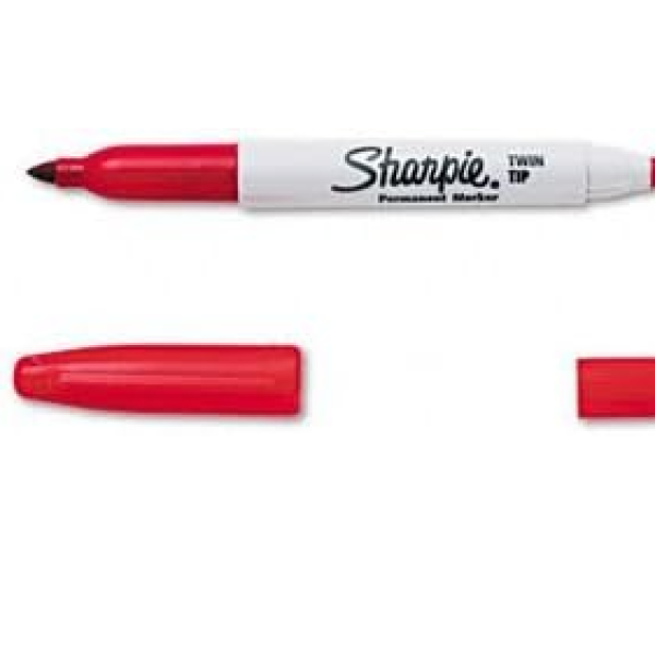 Twin Tip Marker Red