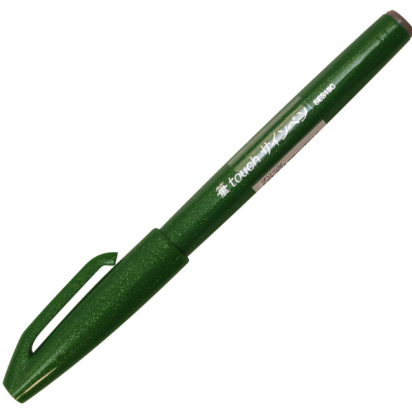 Sign Pen Brush Tip 0.5-2mm GN BX=10