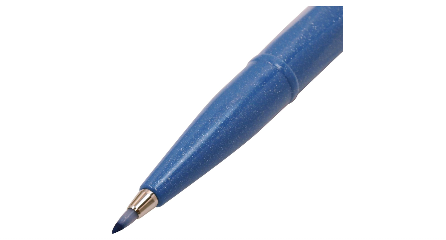 Sign Pen Brush Tip 0.5-2mm Turq GN BX=10