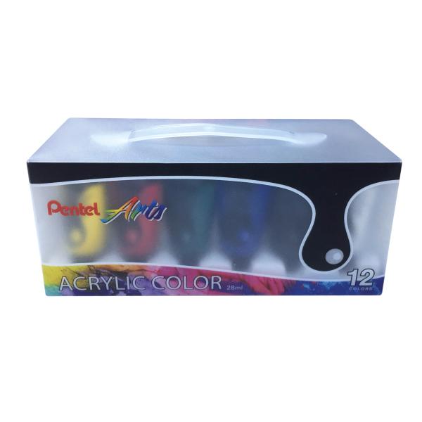 Acrylic Col 28 ml Set=12 Cols