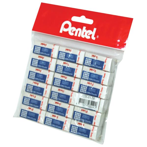 Eraser Hi-Polymer Small -18pc