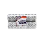 20 Sheet Arabic Pattern Printed White Luxury Sofra Twin Pack 100X120CM Twin Pack - 5 PKTS