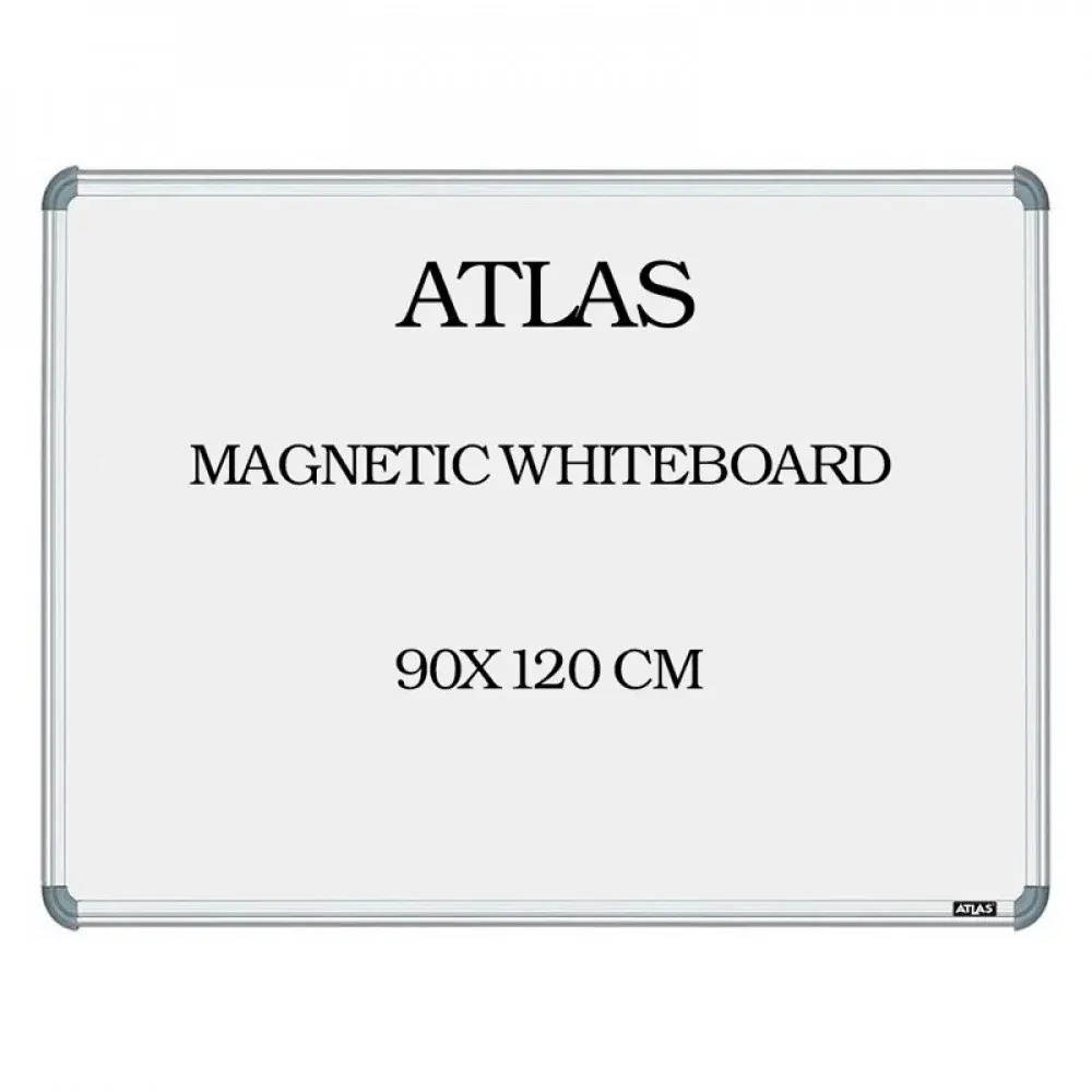 White Brd 1 sided WE Alu.Fr 90X120cm