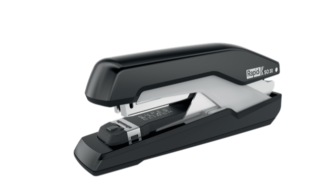 R:Stapler Omnipress FS SO30 30sh bk/gy