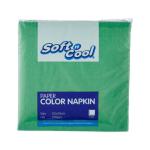 Soft N Cool Green Napkin 25 X 25 Cm 100 Pieces X 24 Pkt