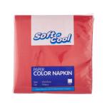 Red Napkin 25 X 25 Cm 100 Pieces X 24 Packets