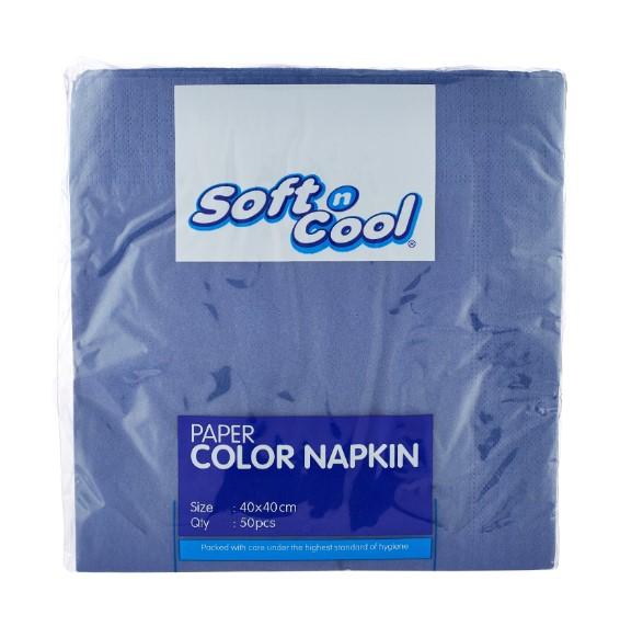 Blue Napkin 40 X 40 Cm 50 Pieces X 24 Packets