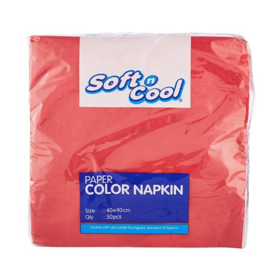 1200 Pieces Red Napkin 40 X 40 Cm