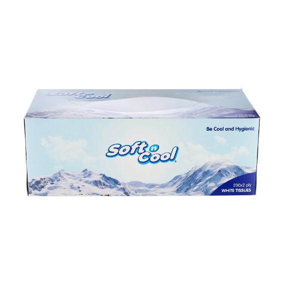 30 Boxes Soft N Cool Facial Tissue 200 Sheets X 2 Ply