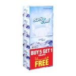 Soft N Cool Facial Tissue 200 Pulls X 2 Ply 5 Boxes + 150 Pull X 2 Ply 1 Box