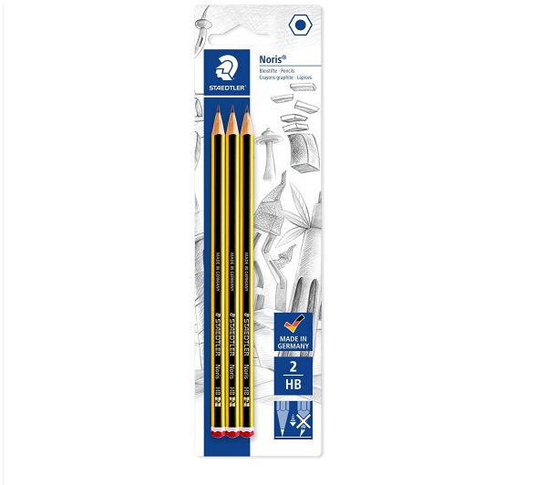 Noris pencils HB, blister 3 pc
