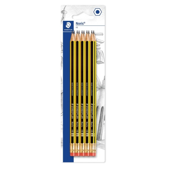 Noris with rubber tip, bls=10p