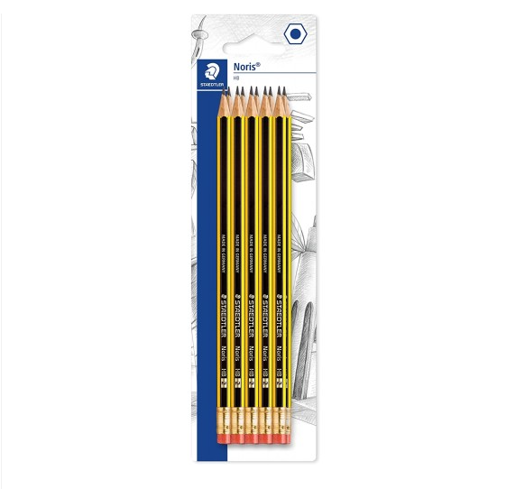Noris with rubber tip, bls=10p