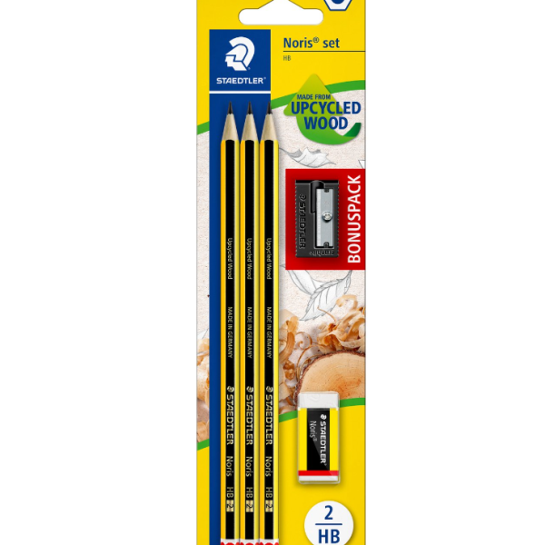 Noris Upcycle 3 Pencils+1Sharpnr+1Eraser