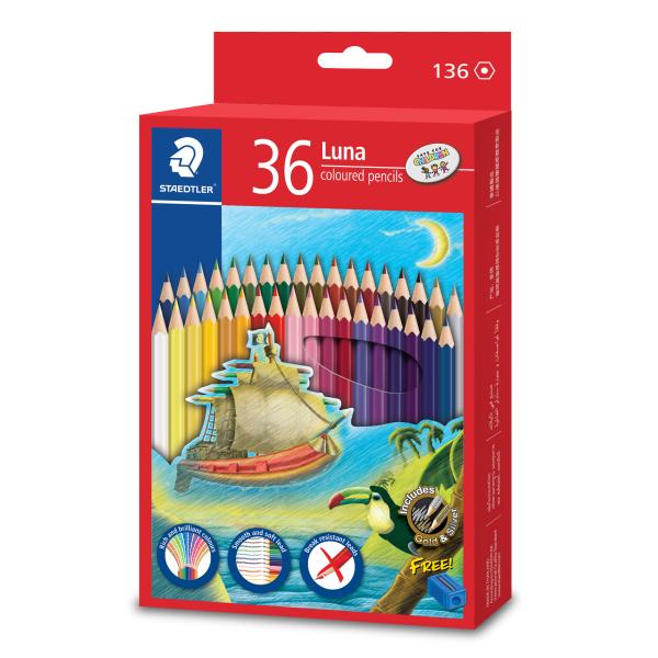 Luna Colouring Pencils 36col
