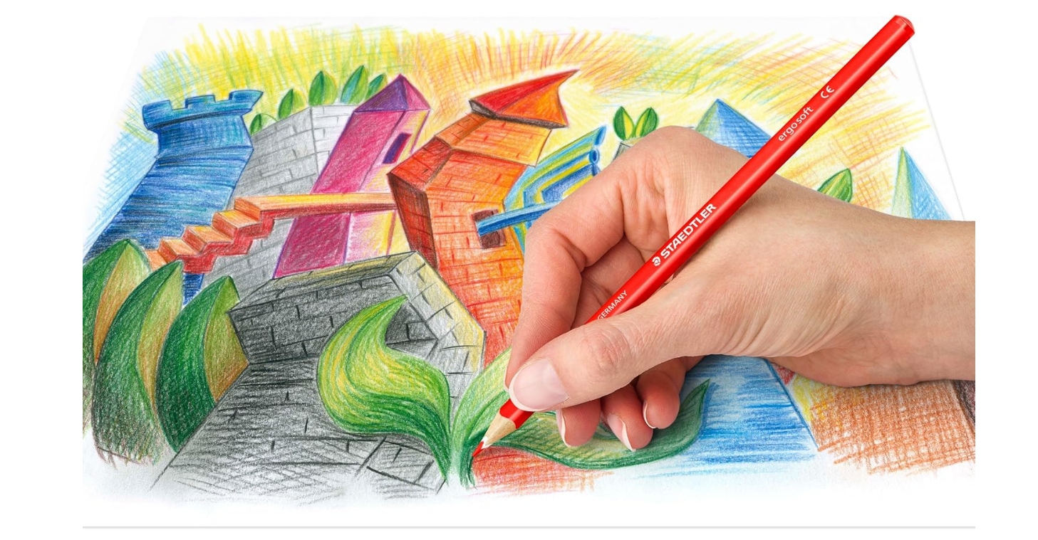 Ergosoft colourd pencil St=24c