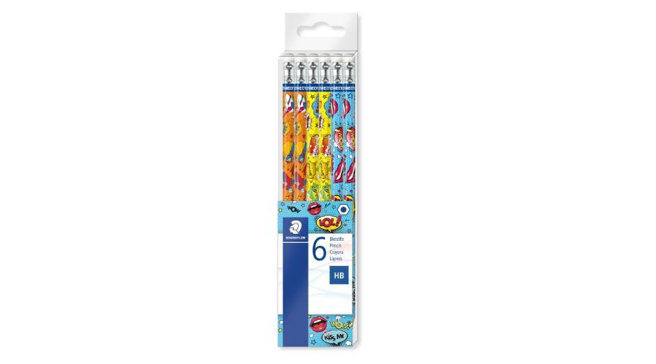 Graphite Pencils Comic Bls 6pcs