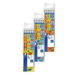 Graphite Pencils Comic Bls 6pcs