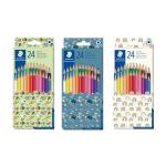 Coloured pencil 24pc Pattern Mix