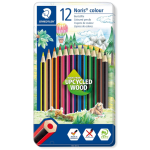 Noris Coloured Pencils Metal Set=12col.