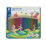 Noris Coloured Pencils Metal Set=24col.