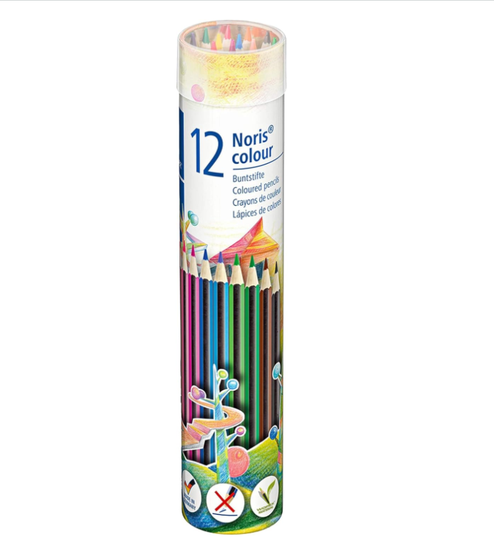 Noris Col Pencil Cylinder Set=12col.
