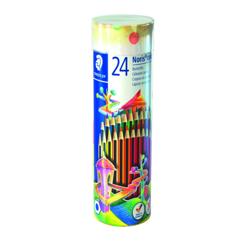 Noris Col Pencil Cylinder Set=24col.