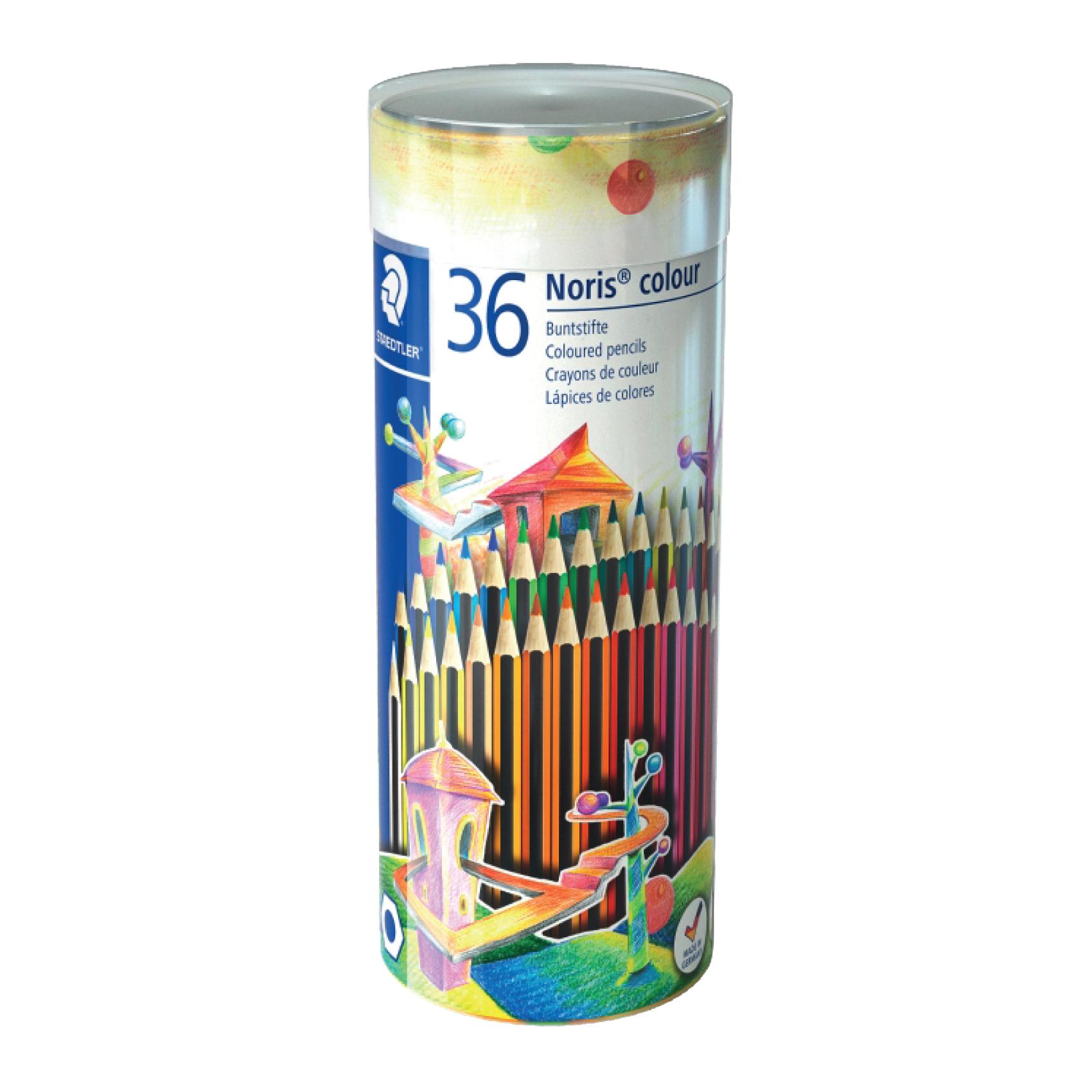 Noris Col Pencil Cylinder Set=36col.