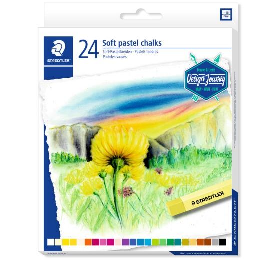 Soft pastel chalks Set 24col
