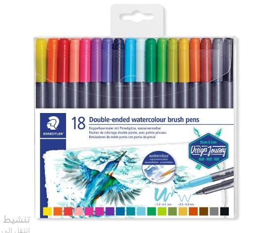 Marsgraphic 2 tips brush pen Set=36col